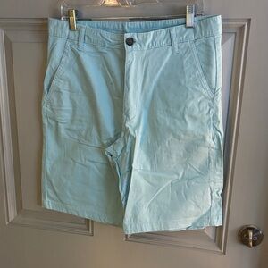 George Light Blue Men's Flat Front Shorts